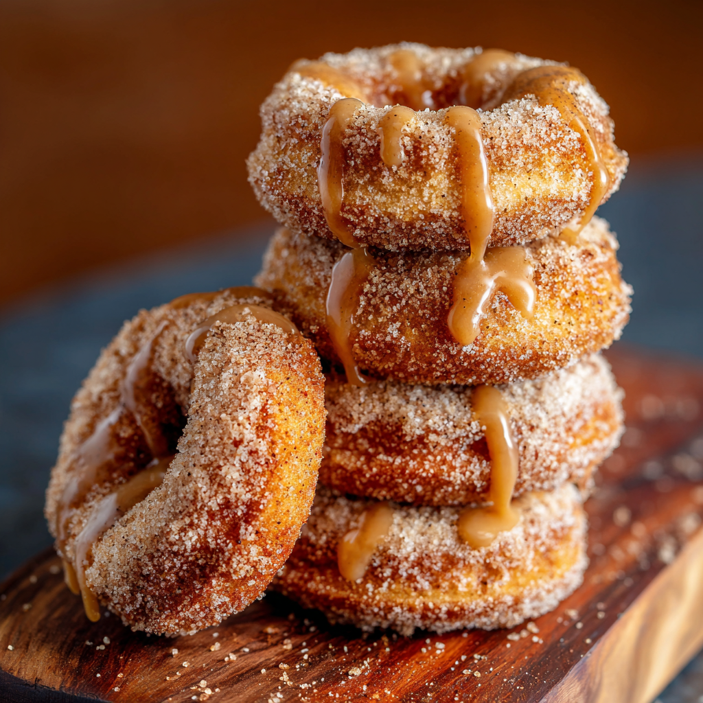 Pumpkin Cinnamon Sugar Donuts