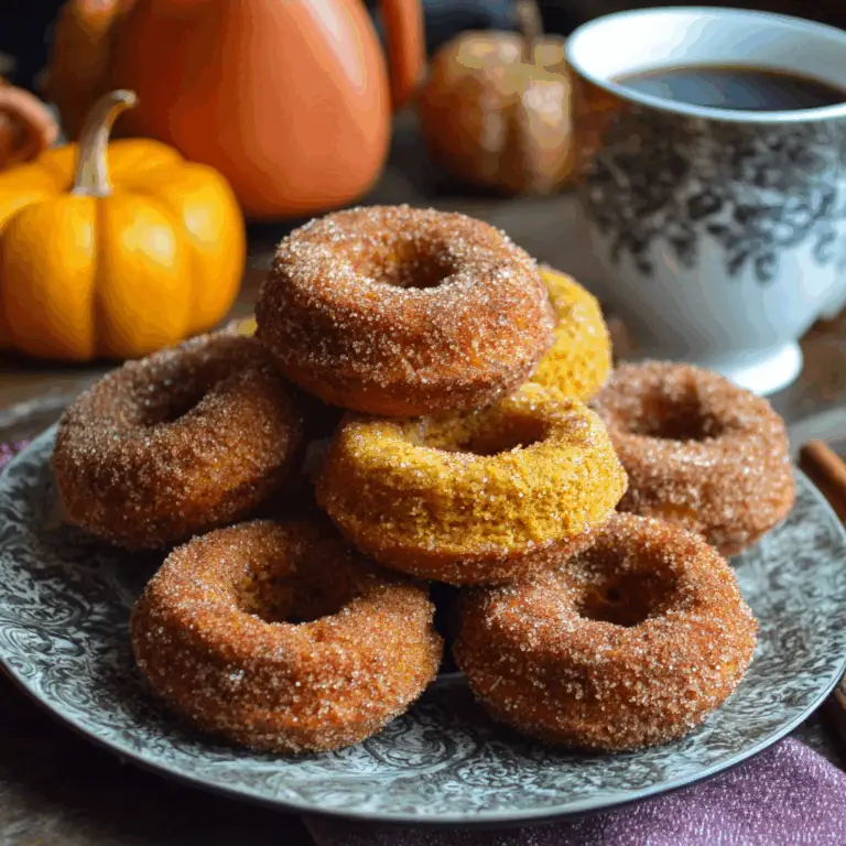 Pumpkin Cinnamon Sugar Donuts