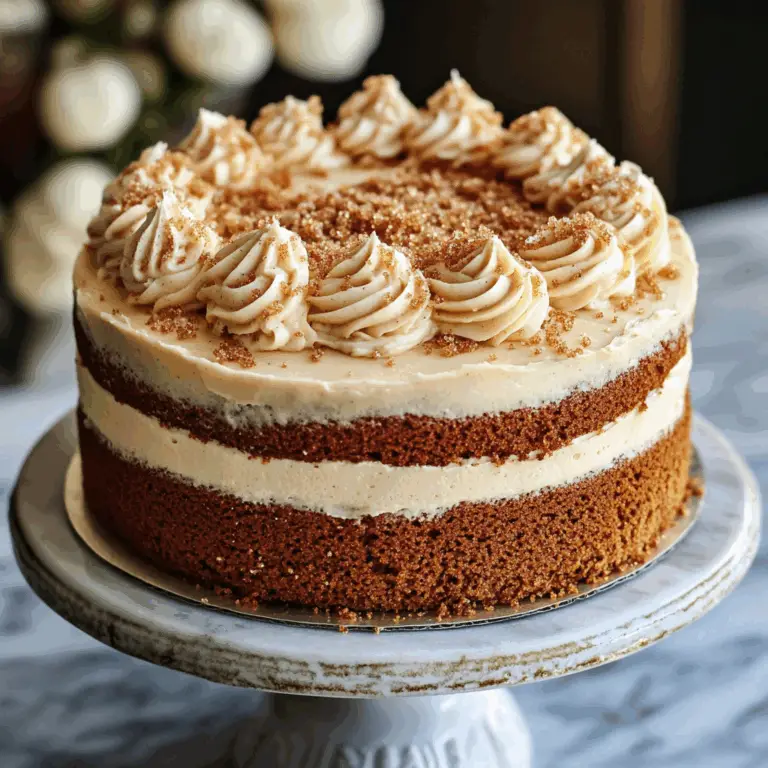 Pumpkin Spice Cake with Brown Sugar Cream Cheese Frosting