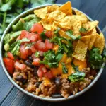 Taco Rice Bowl with Doritos Recipe