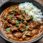 Beef Curry Simmered in Coconut Milk with Fragrant Spices