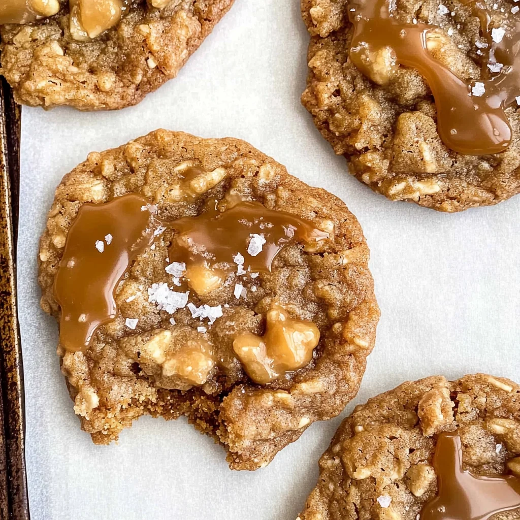 Caramel Oatmeal Cookies