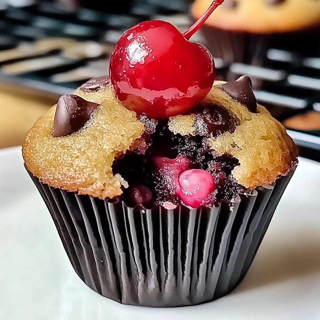 Cherry Chocolate Chip Muffins | Moist & Delicious Recipe