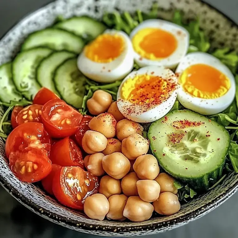 Chickpea & Egg Power Bowl