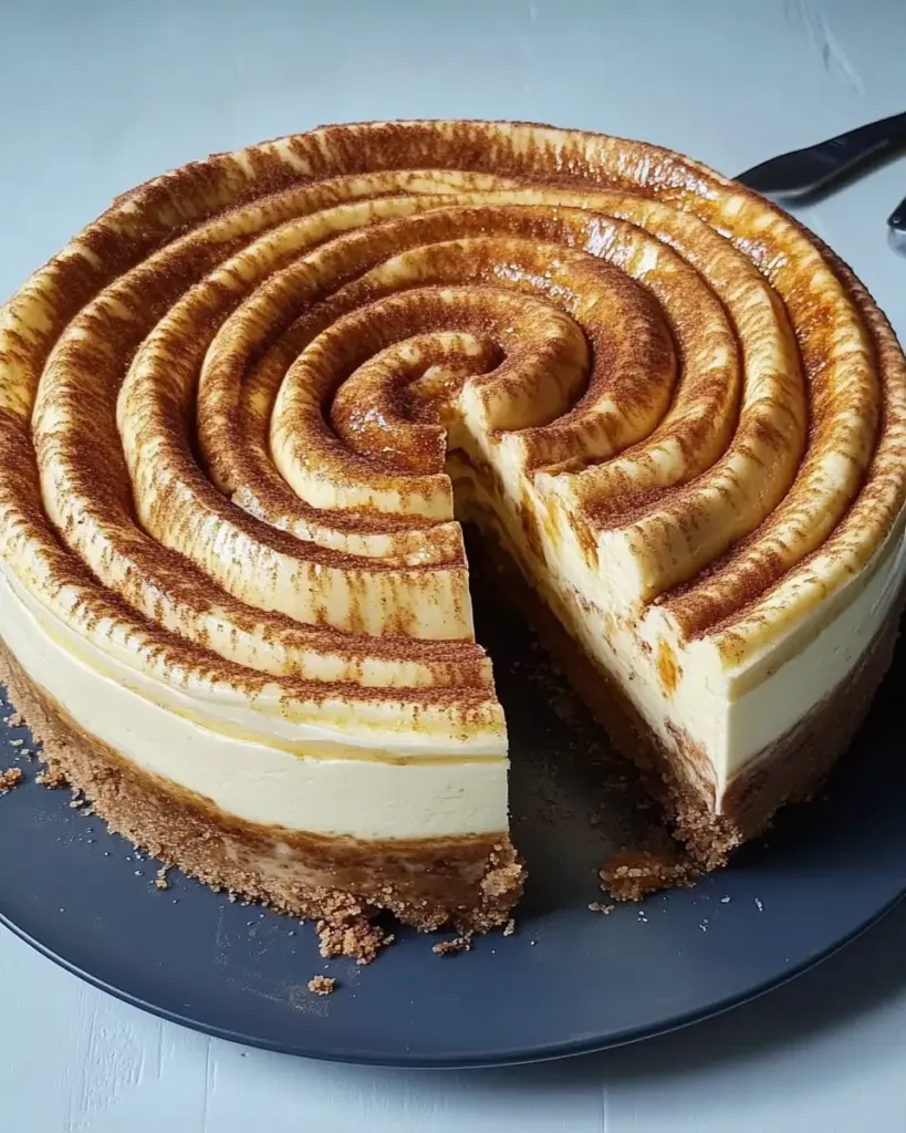 Cinnamon Roll Cheesecake