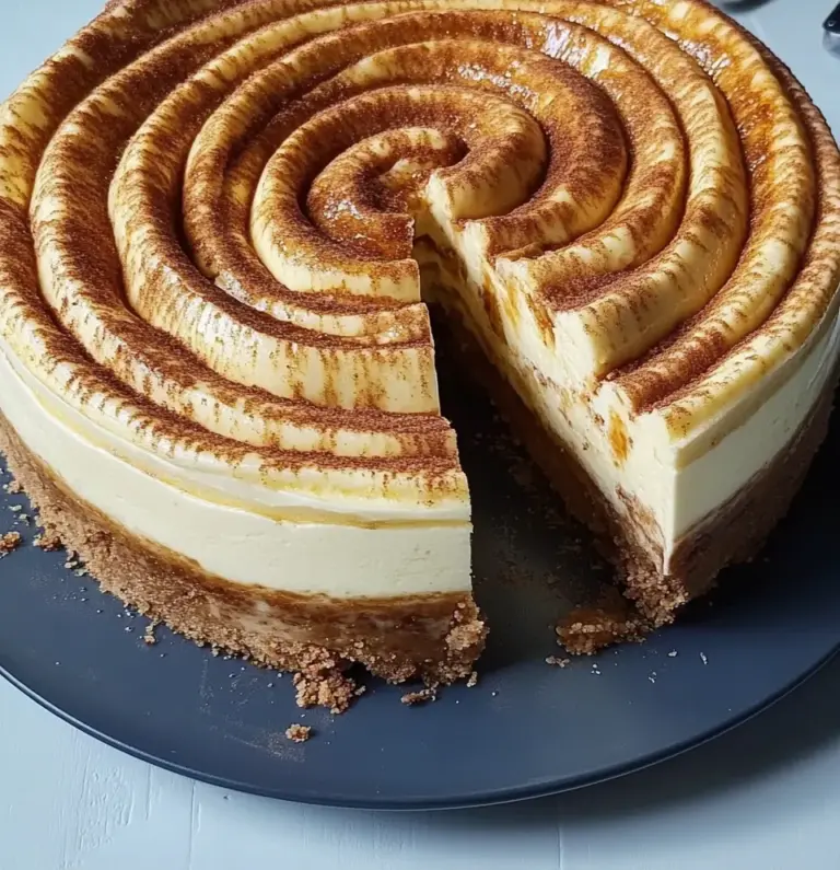 Cinnamon Roll Cheesecake