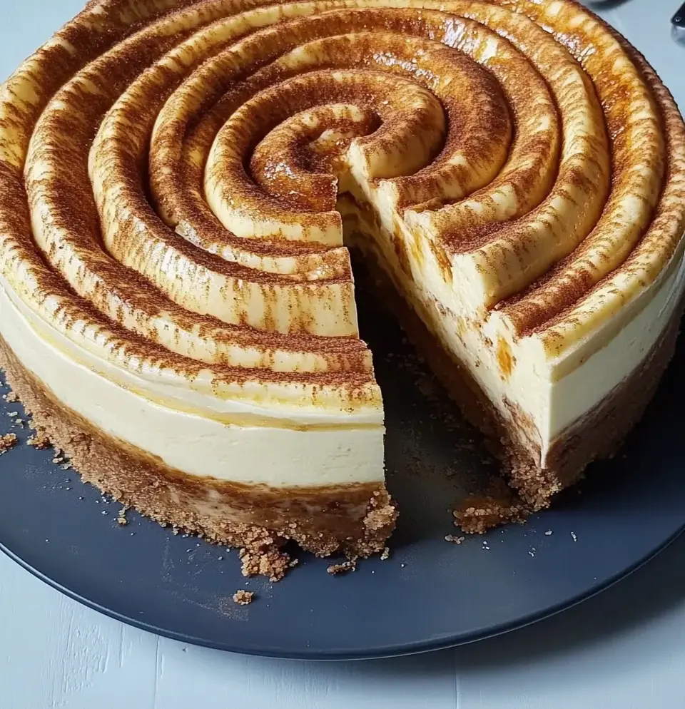 Cinnamon Roll Cheesecake