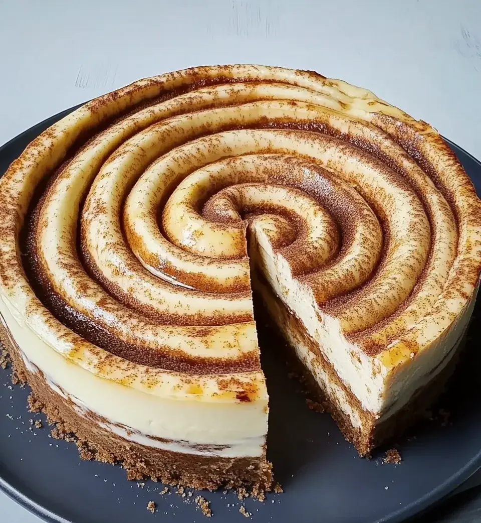 Cinnamon Roll Cheesecake