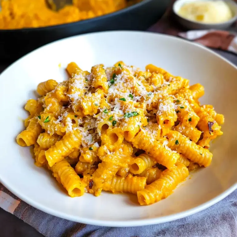 Creamy Parmesan Pumpkin Pasta