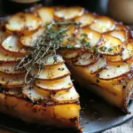 Crispy Balsamic-Thyme Potato Torte