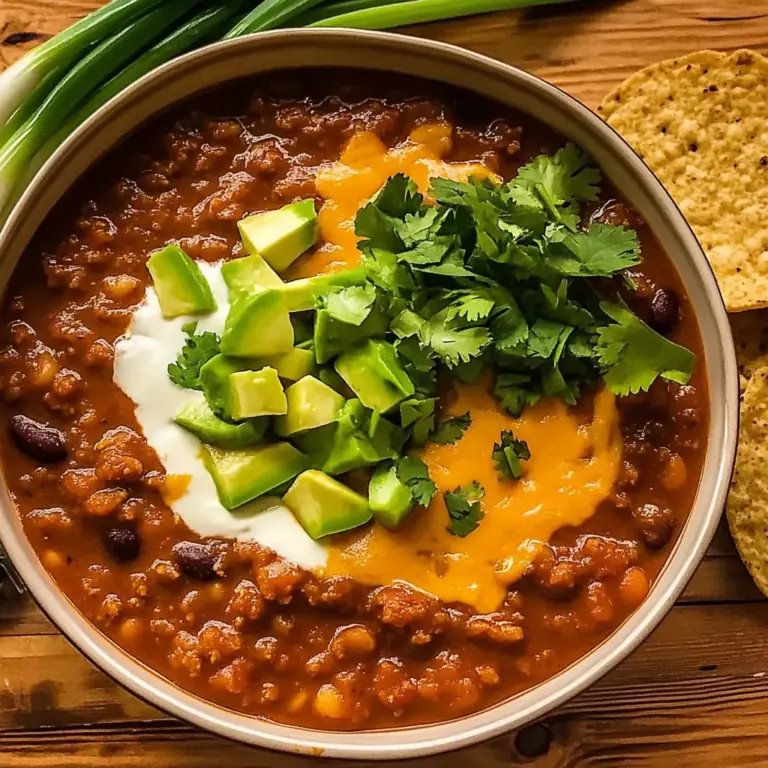 Crockpot Spicy Queso Beef Chili