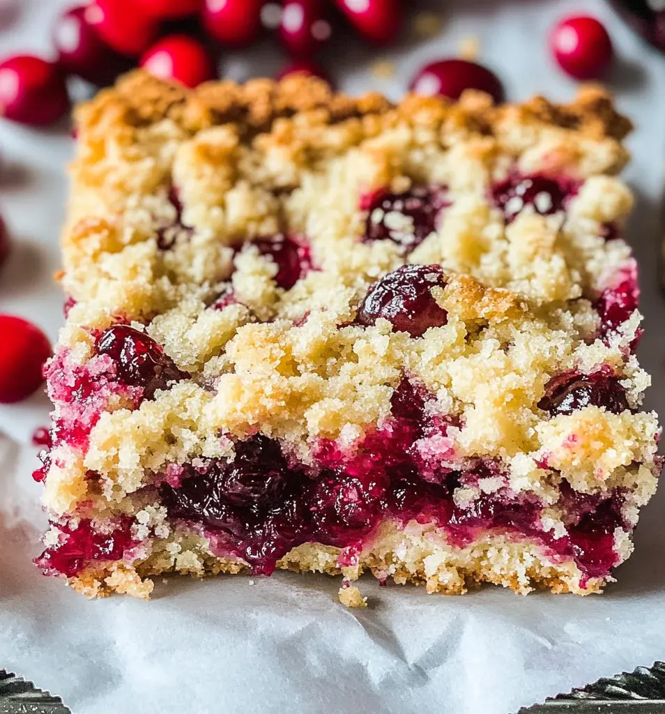 Delicious Cranberry Bars