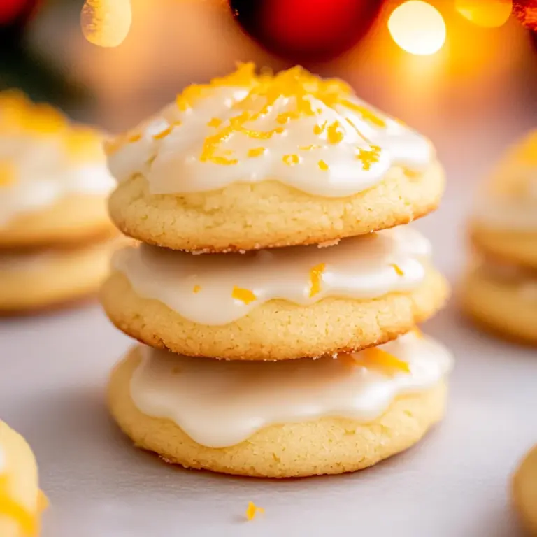 Easy Christmas Cookies with Orange Juice