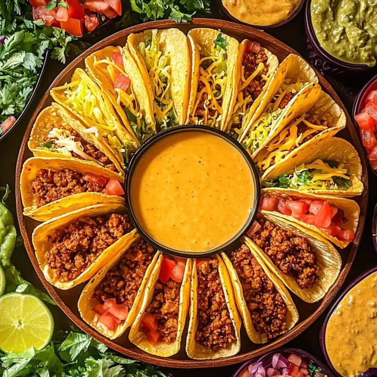 Easy Taco Recipe Dinner Board