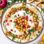 Fatteh (Pita, hummus, and yogurt)