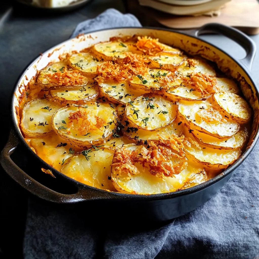 French Onion Potato Bake