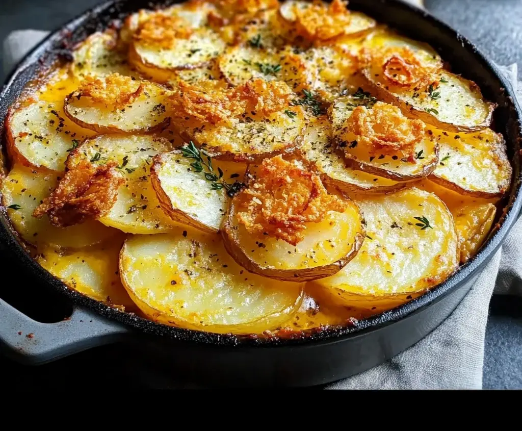 French Onion Potato Bake