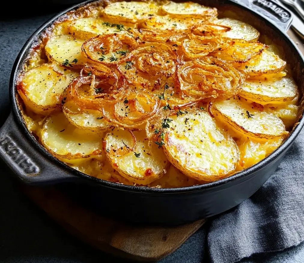 French Onion Potato Bake