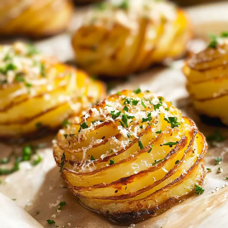 Garlic Parmesan Duchess Potatoes