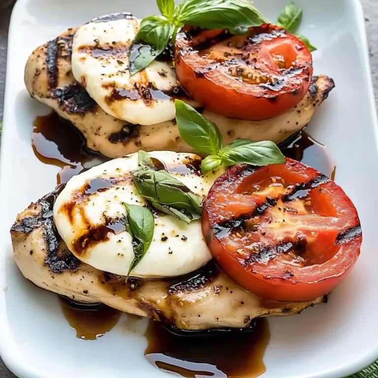 Grilled Chicken Caprese