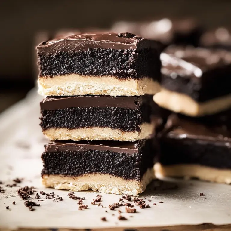 High Altitude Brownie Shortbread Bars with Ganache