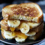 Honey Banana Grilled Cheese Sandwich