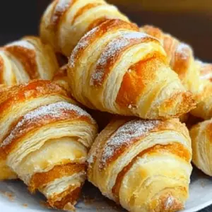 Mini Pumpkin Pie Crescent Rolls