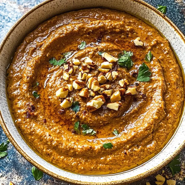 Muchicken hammara Recipe (Roasted Red Pepper and Walnut Dip)