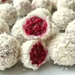 No-Bake Raspberry Coconut Balls – Easy, Delicious Treats