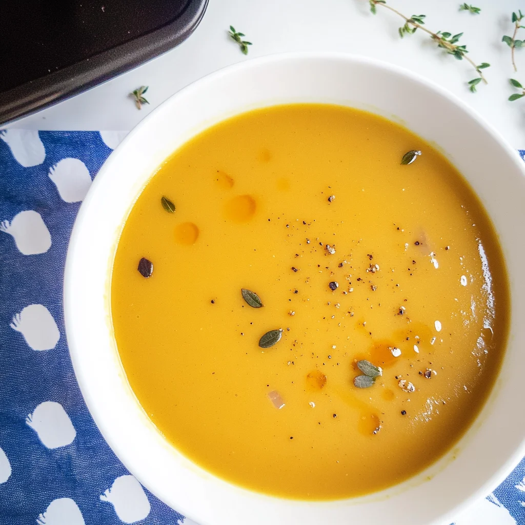 Pumpkin Apple Cider Bisque
