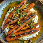 Roasted Carrots with Whipped Ricotta and Hot Honey