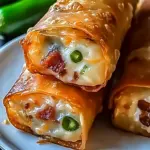 Turkey Bacon Jalapeño Popper Eggrolls Recipe