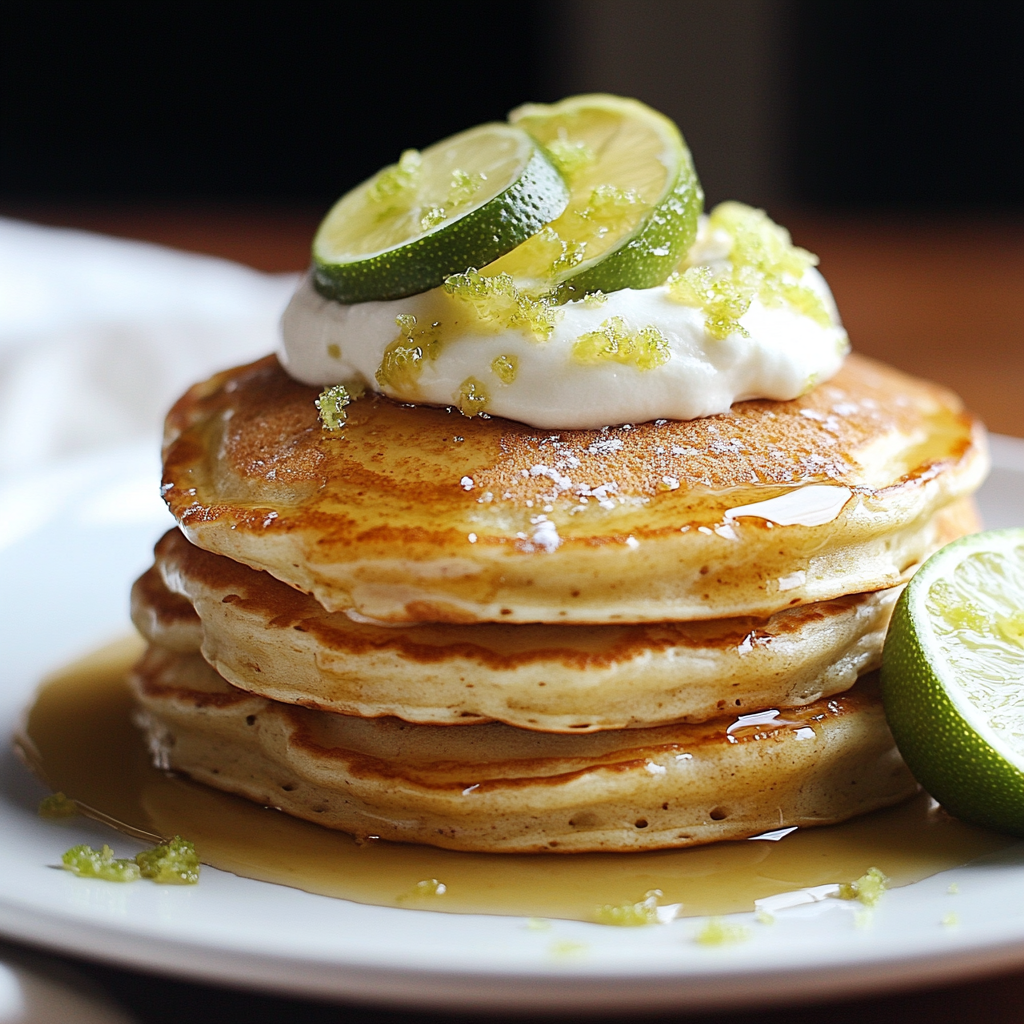 Key Lime Pie Pancakes