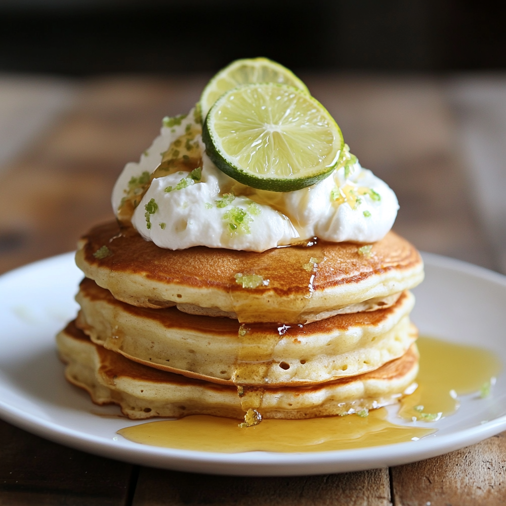 Key Lime Pie Pancakes