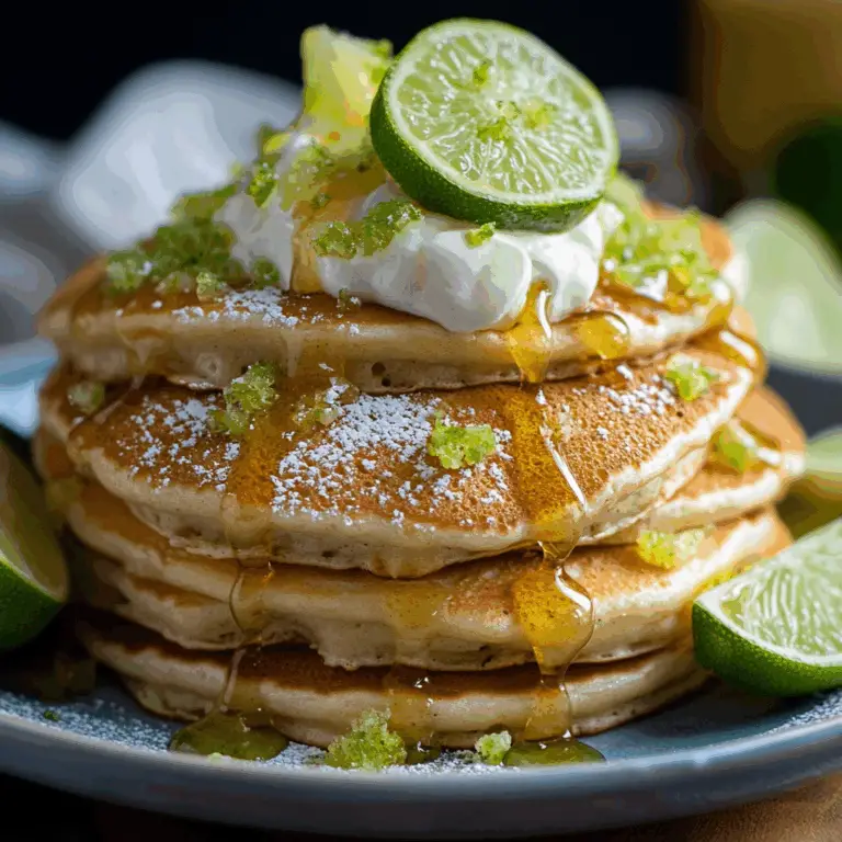Key Lime Pie Pancakes