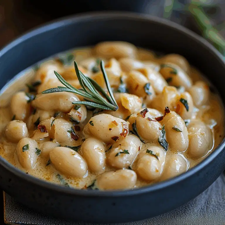 Creamy Tuscan Marry Me Butter Beans