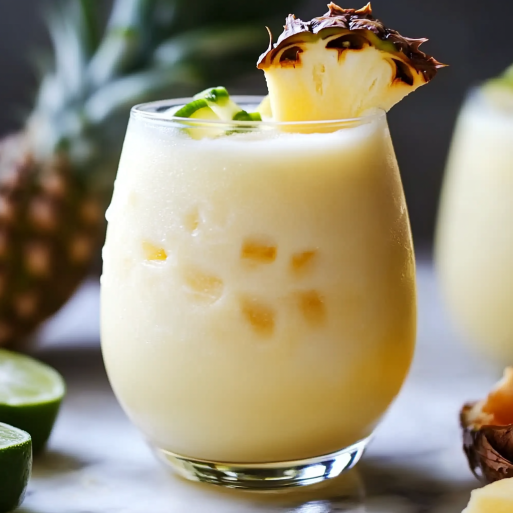 Non Alcoholic Piña Colada Punch