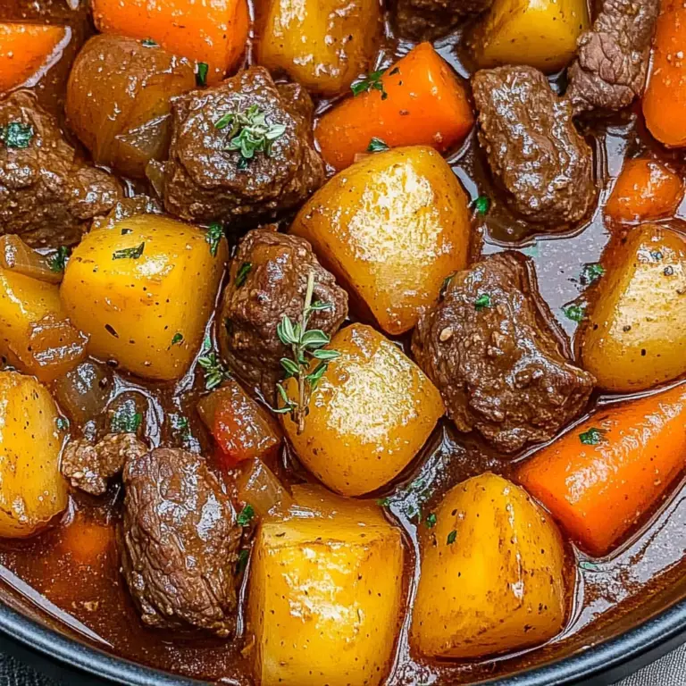 Easy Homemade Beef Stew