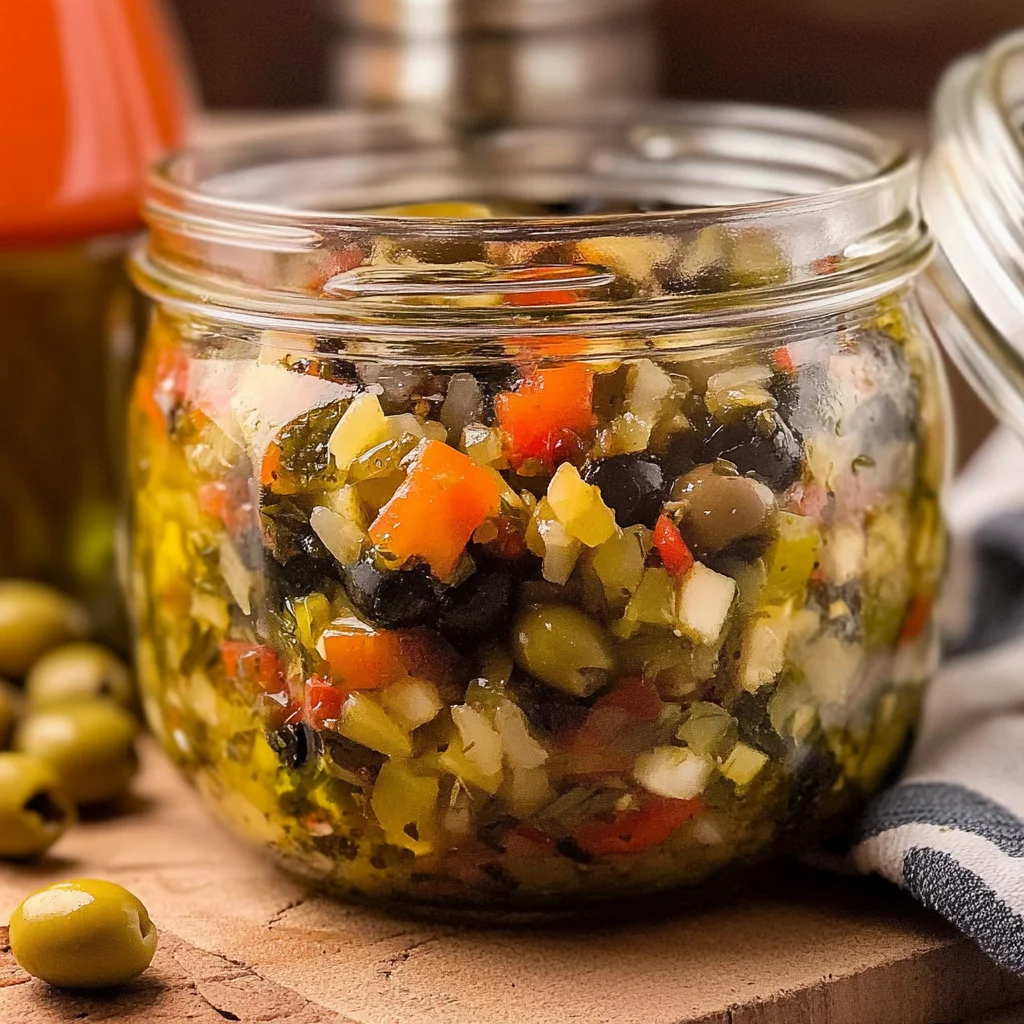 Olive Salad Muffaletta Spread
