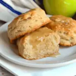 Apple Biscuits with Honey Butter Glaze