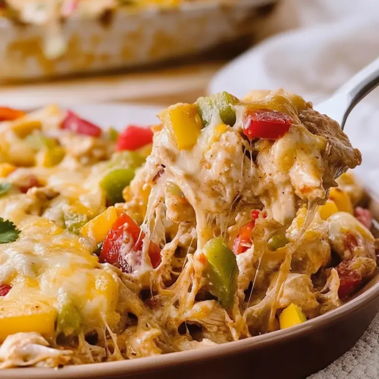 Chicken Fajita Casserole