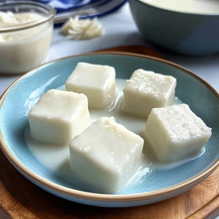 Chinese Coconut Pudding