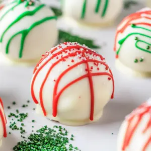 Christmas Tree Cake Truffles