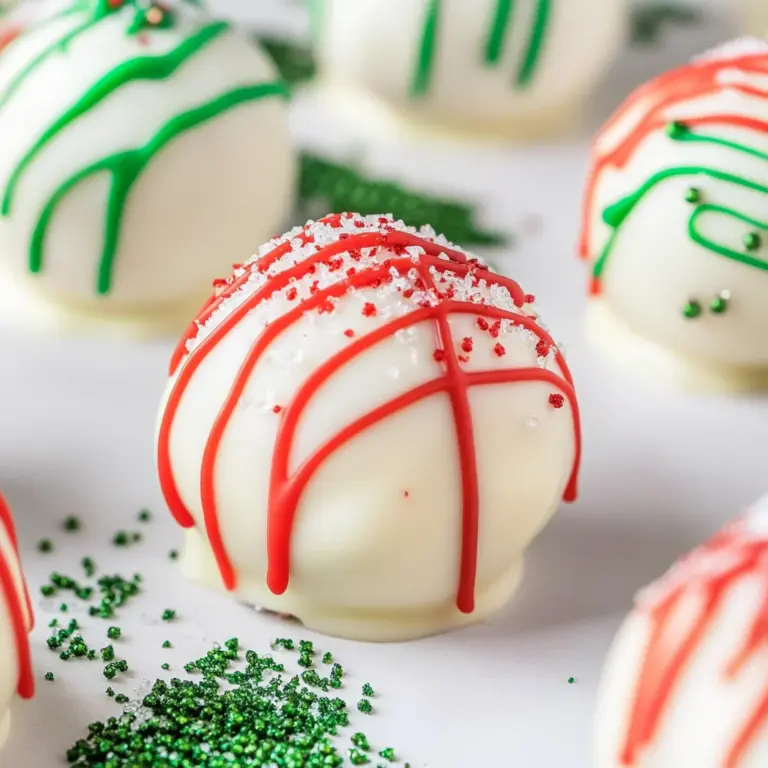 Christmas Tree Cake Truffles