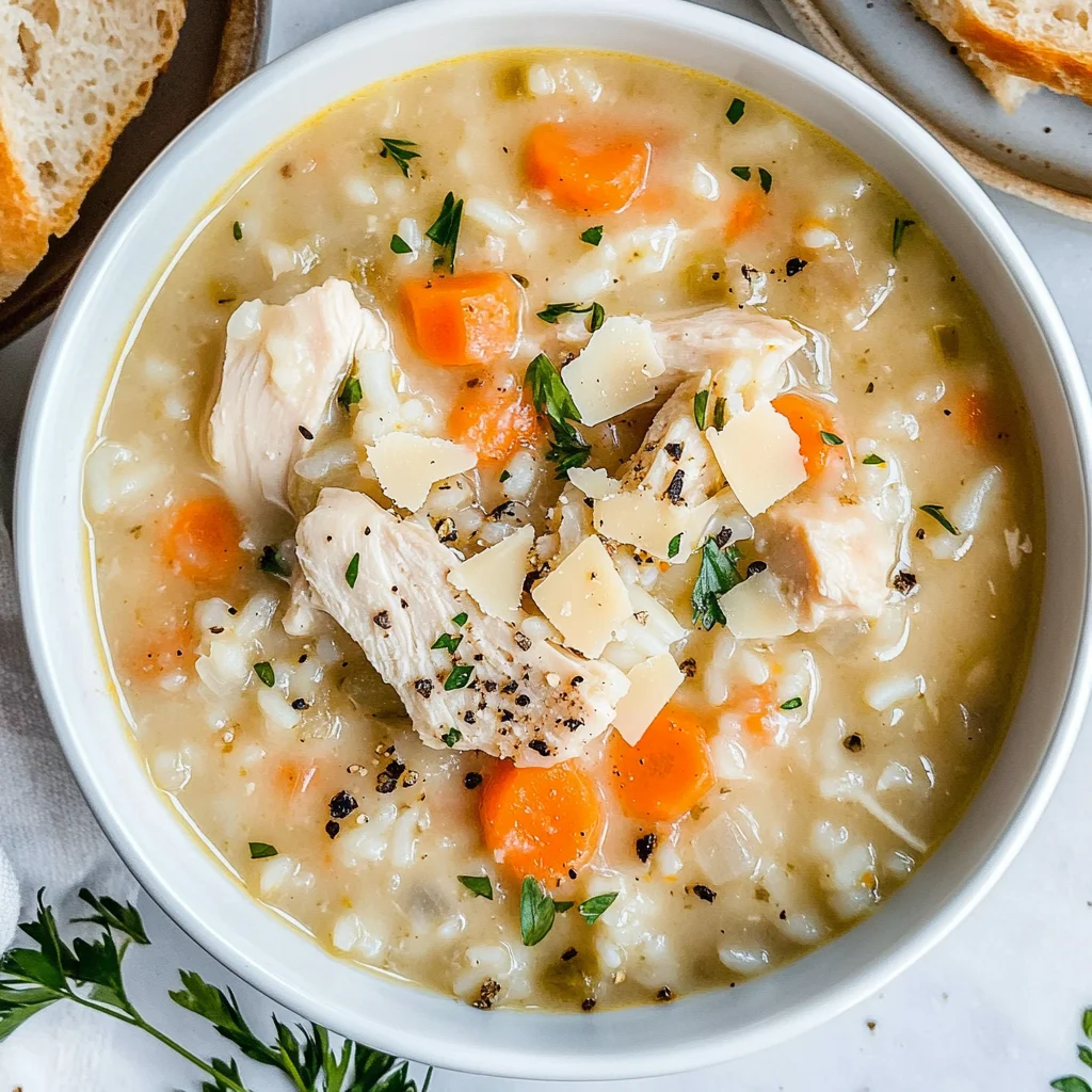 Creamy Chicken and Rice Soup