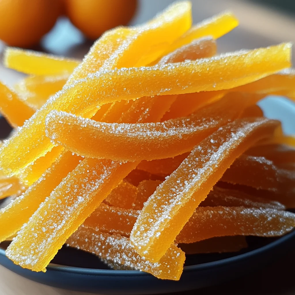 Easy Candied Orange Peel