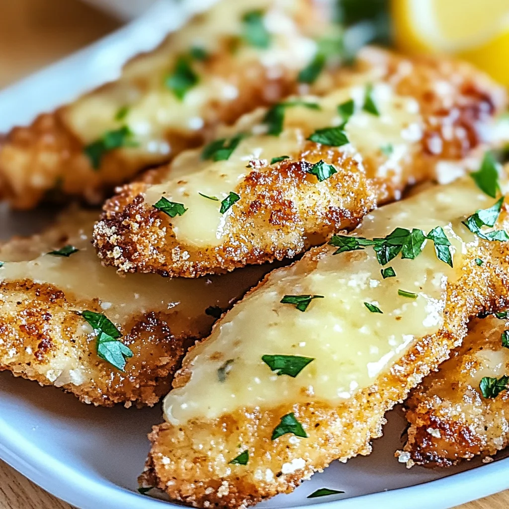 Lemon Garlic Parmesan Chicken Tenders
