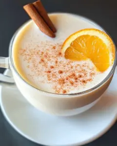 Orange Cinnamon Milk Tea
