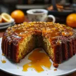Orange & Cardamom Date Cake with Honey Drizzle
