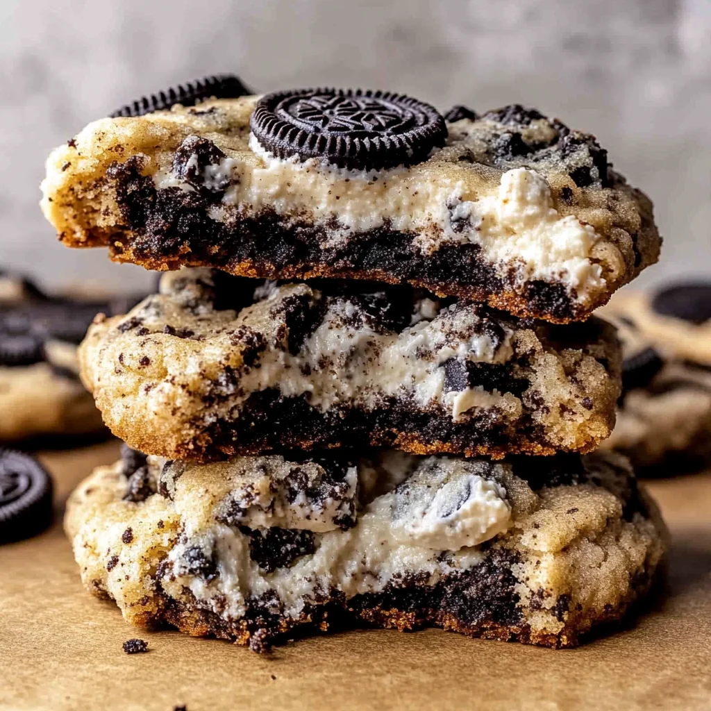 Oreo Cheesecake Cookies